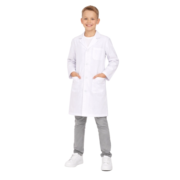 Fartuch laboratoryjny dziecięcy biały roz. 134/140